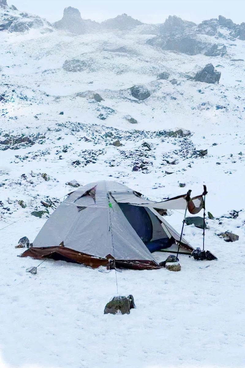 4-Season Double-Layer Tent Outdoor hiking tent, for climbing, snow