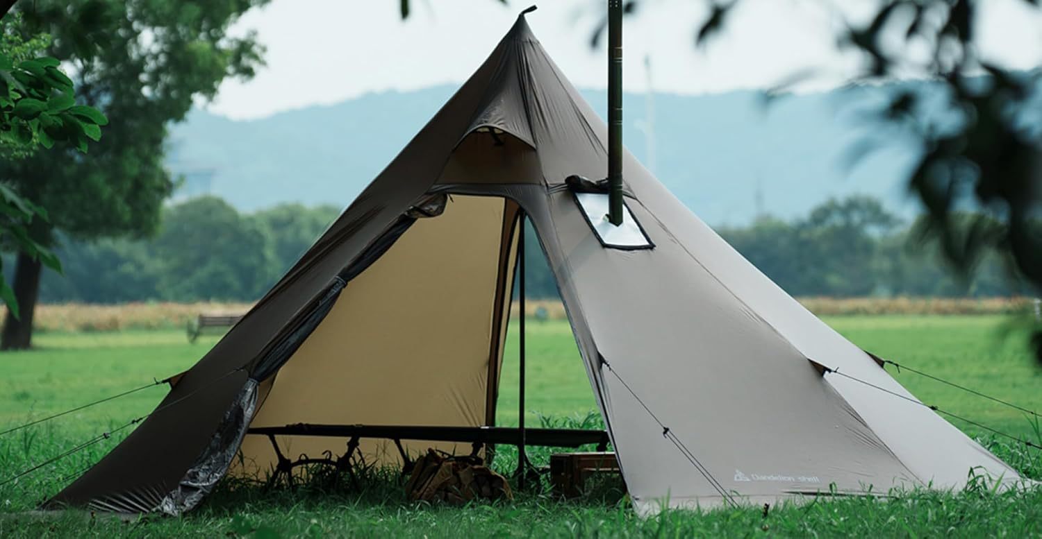Hiking tents, four-season tents, snowproof, windproof, and waterproof triangular tents - wholesale.