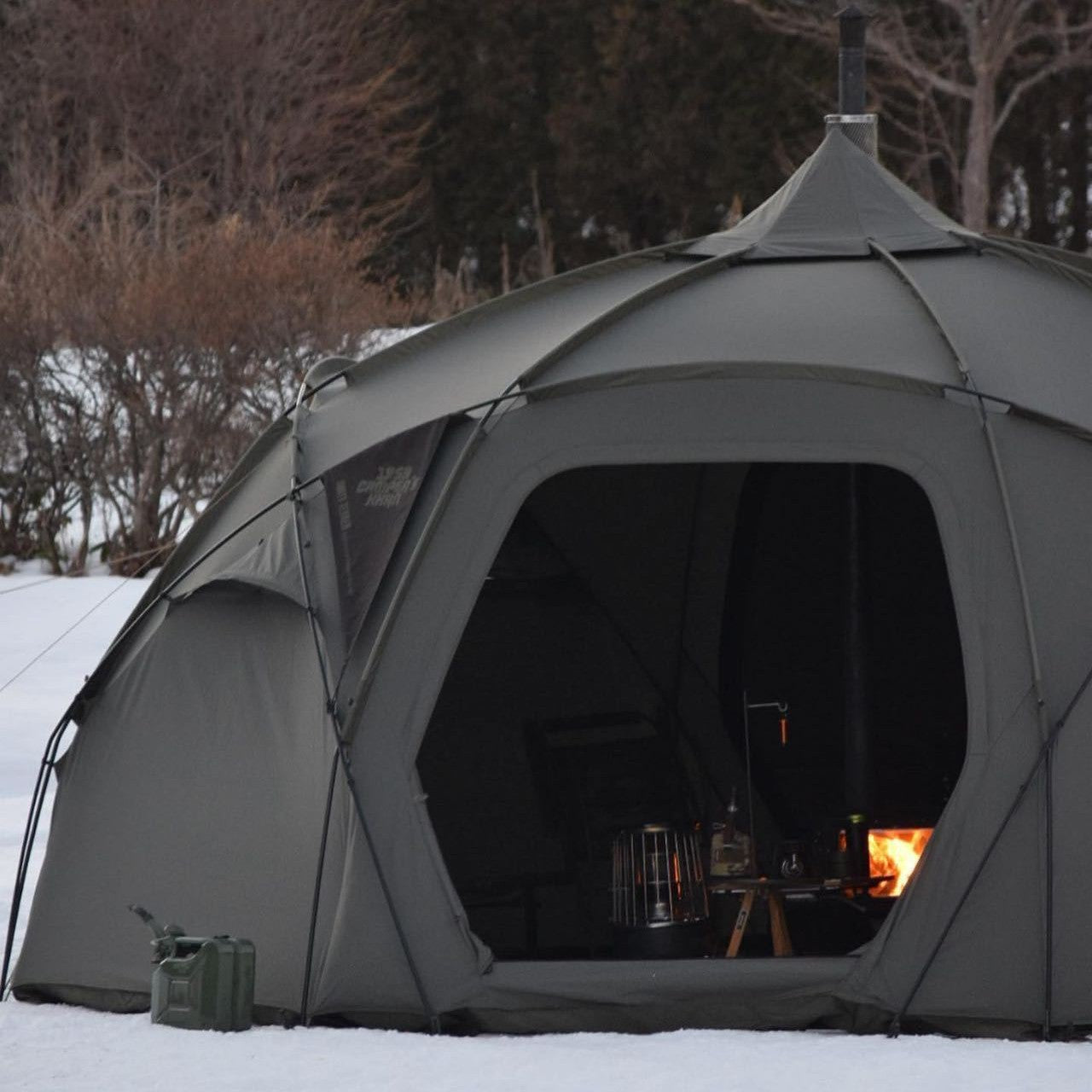 10-12 Person Winter Hunting Tent Ball Tent Cotton Fabric Tent Large Outdoor Tent