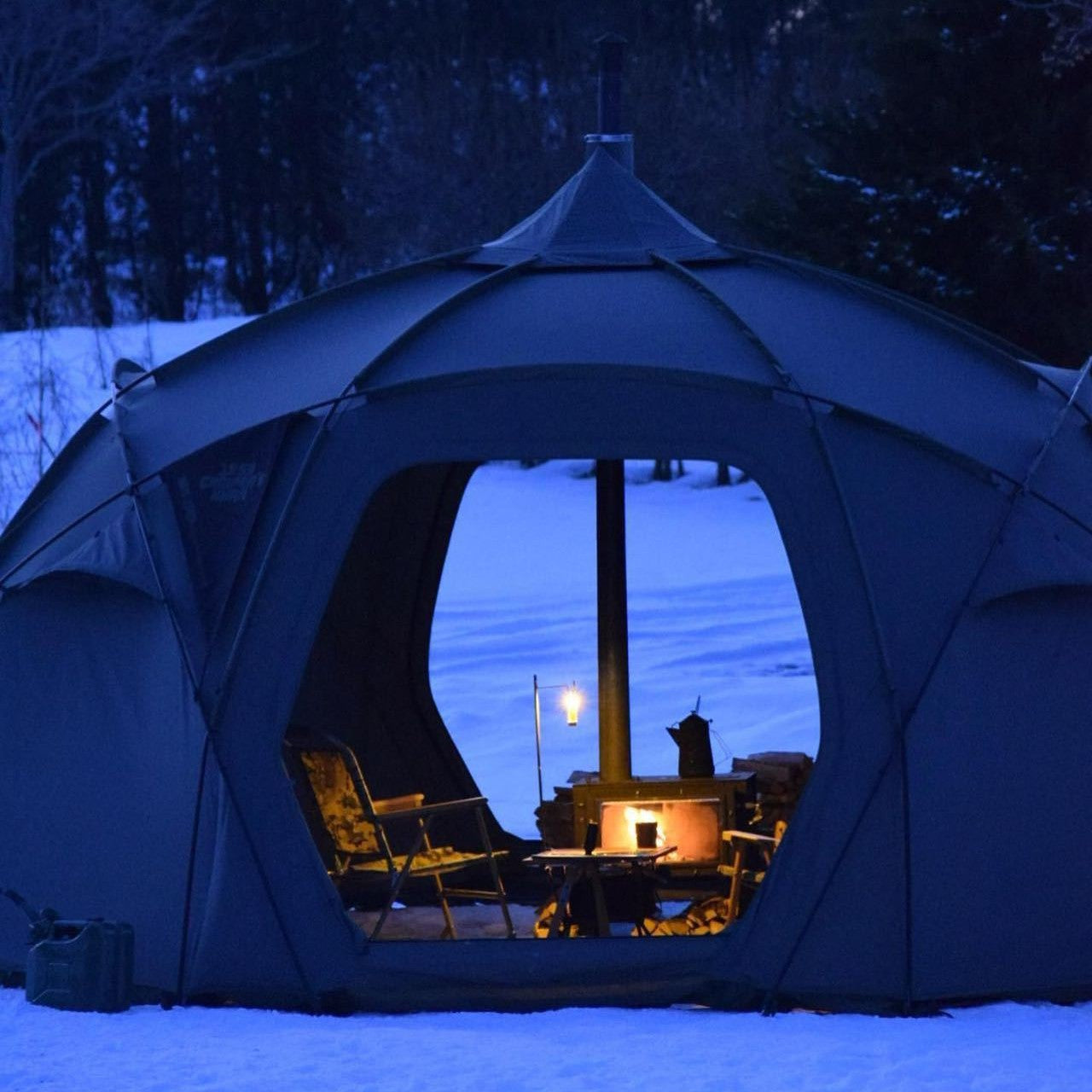 10-12 Person Winter Hunting Tent Ball Tent Cotton Fabric Tent Large Outdoor Tent