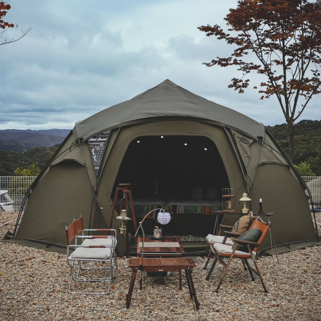 10-12 Person Winter Hunting Tent Ball Tent Cotton Fabric Tent Large Outdoor Tent