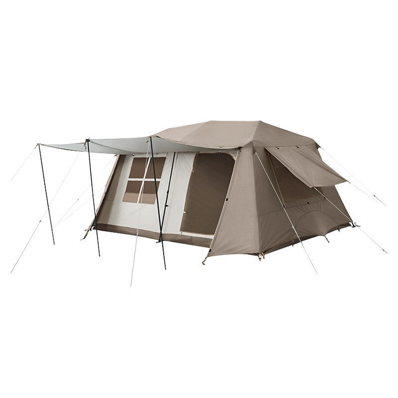 No More Crouching: Walk-Stand 2-Room Auto Pop Up Tent