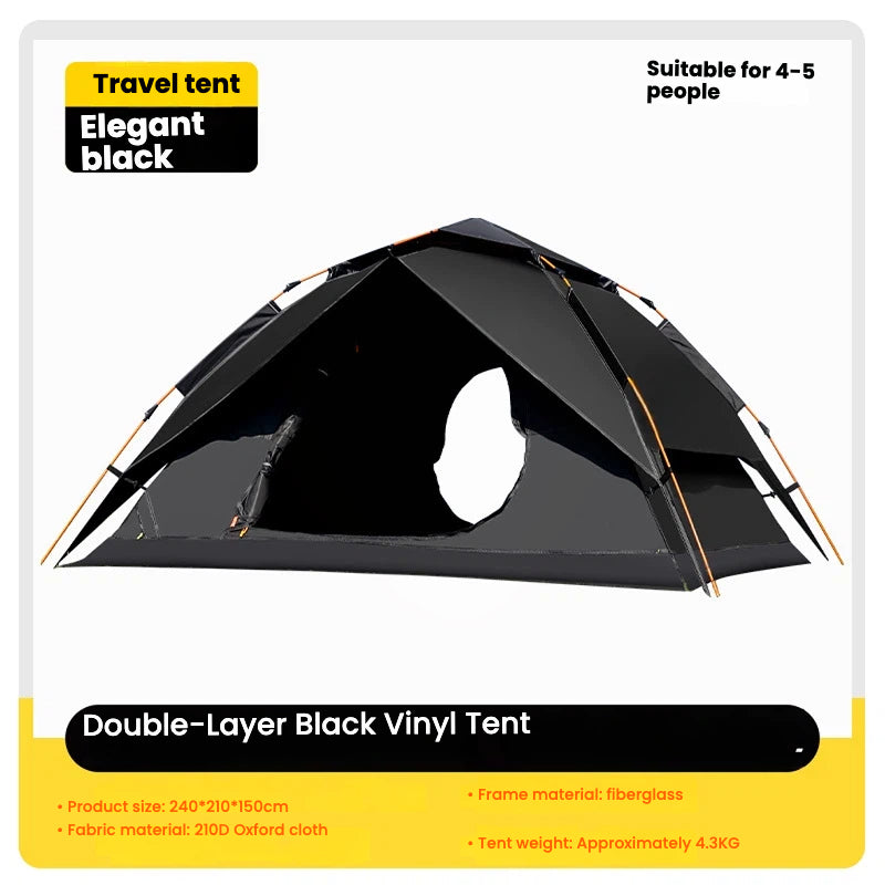 Hot sell Rainproof overnight automatic tents 2-3 person